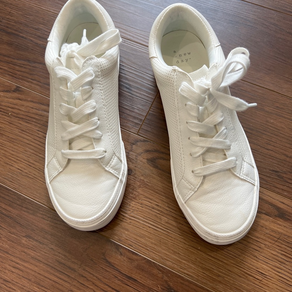 A New Day White Tennis Shoes